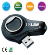 Plastic USB Flash Drive with Laser and Led Light