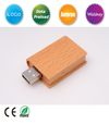 Book Shape Wooden USB Flash Drive